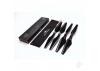 Master Airscrew 3MR-SL - 3-Blade 9x4.5 Prop C Set x4 Orange, Built-in Nut for 3DR SOLO