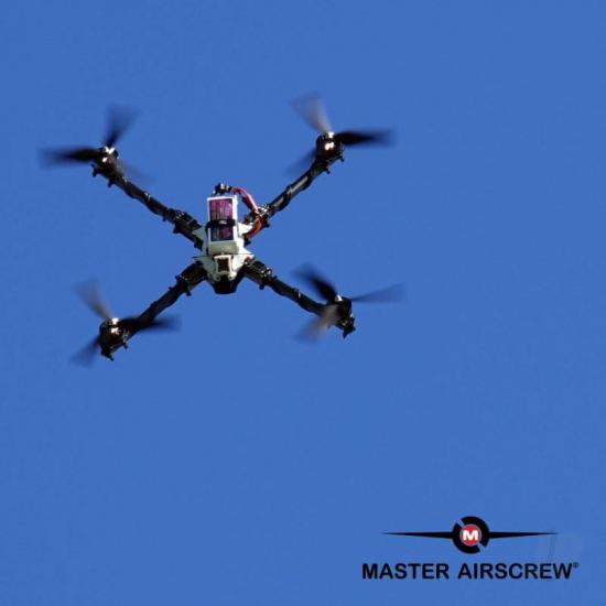 Master Airscrew 3X Power - 11x10 Propeller (CW) Rev./Pusher Orange