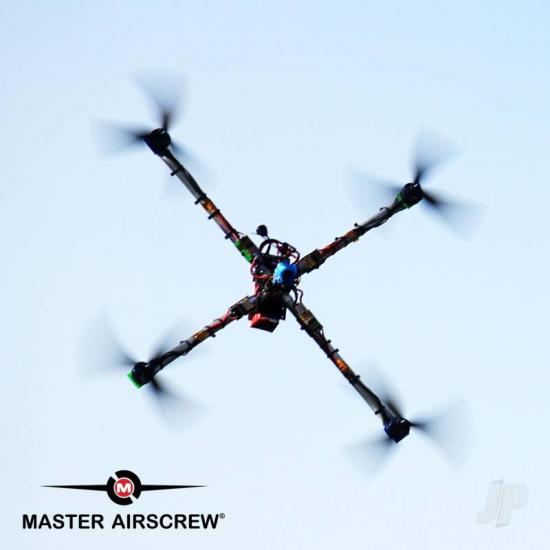 Master Airscrew 3X Power - 11x10 Propeller (CW) Rev./Pusher Orange