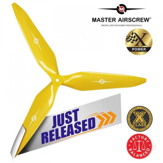 Master Airscrew 3X Power - 13x12 Propeller (CCW) Yellow — image 9 of 10
