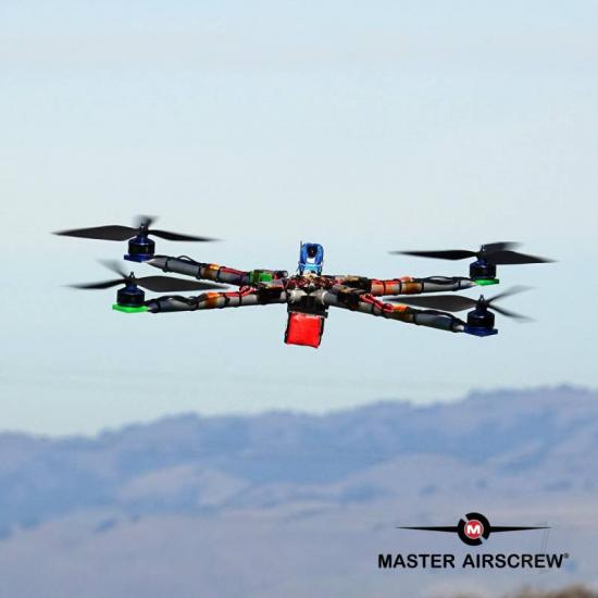 Master Airscrew 3X Power - 13x12 Propeller (CW) Rev./Pusher Green