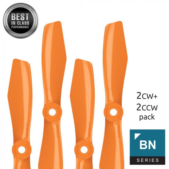 Master Airscrew BN-FPV bullnose - 5x4.5 Prop Set x4 Orange