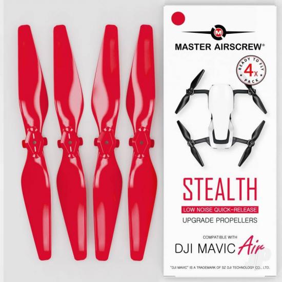 Master Airscrew MR-Mavic AIR - 5.3x3.3 Prop Set x4 Red