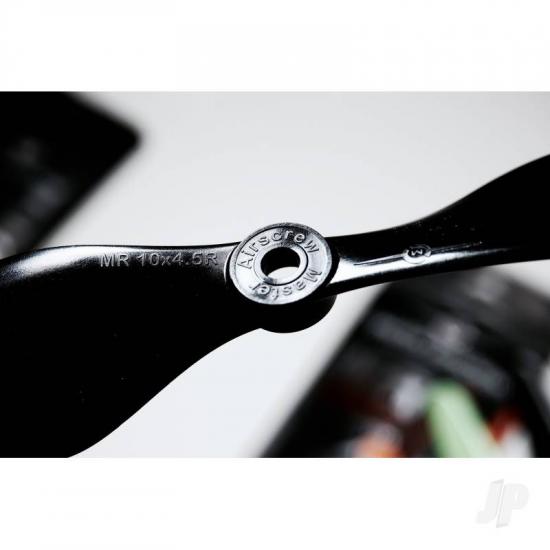 Master Airscrew MR - 12x4.5 Propeller Set x2 Black ** CLEARANCE **