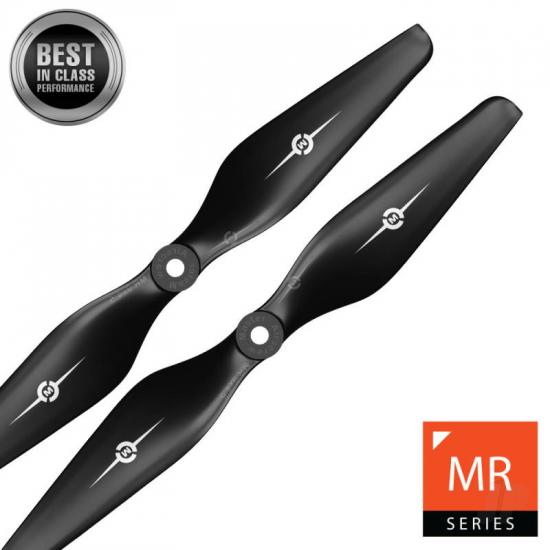 Master Airscrew MR - 12x4.5 Propeller Set x2 Black ** CLEARANCE **
