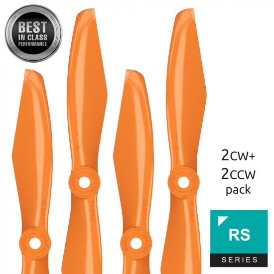 Master Airscrew RS-FPV Racing - 6x4.5 Prop Set x4 Orange