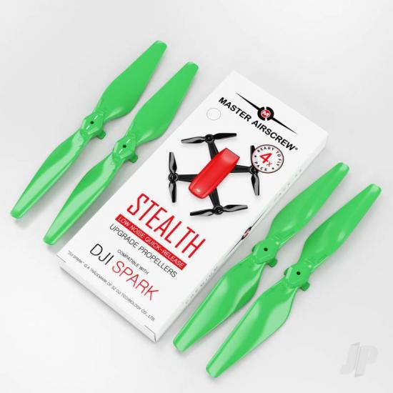 Master Airscrew MR-SPARK - 4.7x2.9 Prop Set x4 Green