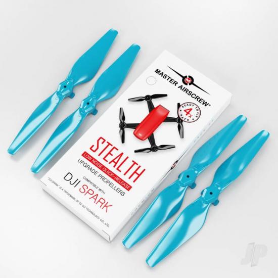 Master Airscrew MR-SPARK - 4.7x2.9 Prop Set x4 Blue