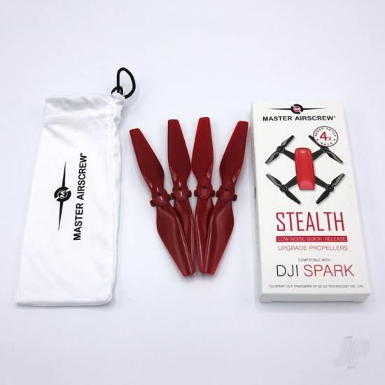 Master Airscrew MR-SPARK - 4.7x2.9 Prop Set x4 Red