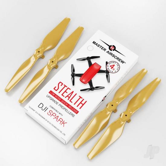 Master Airscrew MR-SPARK - 4.7x2.9 Prop Set x4 Yellow