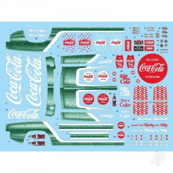 MPC 1969 Dodge Charger RT (Coca Cola) Snap (2T)