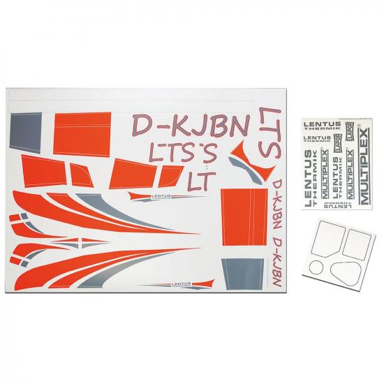 Multiplex Decals for Cockpit (Seat  Instruments) (for LENTUS)