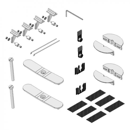 Multiplex MPX224174 Multiplex Small Parts Set Twinstar II 224174 Multiplex Spares