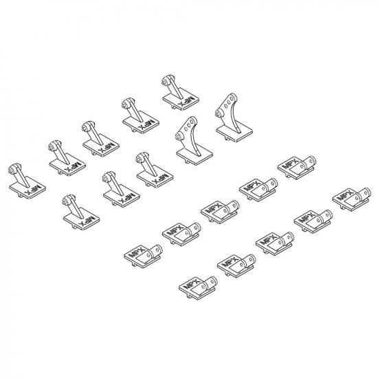 Multiplex FunCub XL offset hinge Set