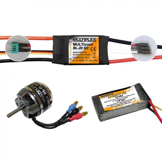 Multiplex MPX Power Set/Lipo Batt.Panda Sport 333662