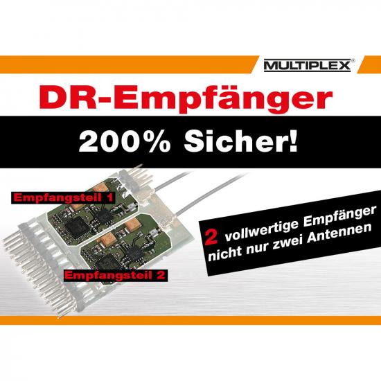 Multiplex Receiver Rx-7-Dr Light M-Link 2.4 G 55810
