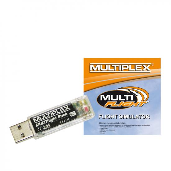 Multiplex MPX Multiflight Sim USB Stick + Cd 85147