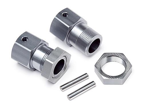 Wheel Hexes, Pins & Nuts (2) (Blackout MT)