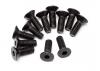 Flat Head Screw M4x12mm 12 Pcs