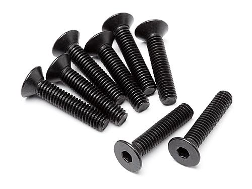 Flat Head Screw M4x20mm 12 Pcs