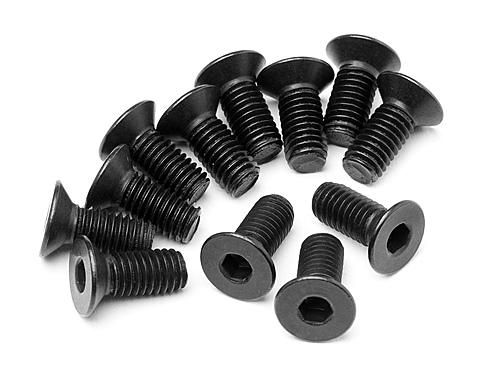 Flat Head Screw M5x12mm 12 Pcs