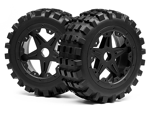 Maverick Blackout XB Front Tyres Pre Mounted on Wheels - 1 Pair