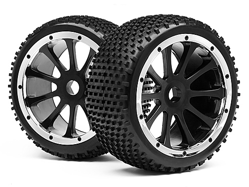 Maverick Blackout ST Tyres Pre Mounted on Wheels - 1 Pair