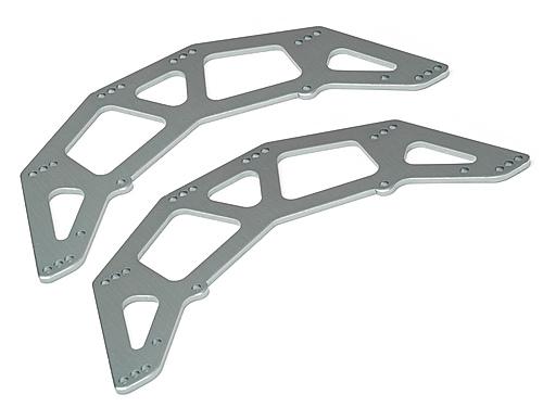 Chassis Side Plate Gunmetal 2pcs (Scout RC)