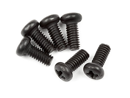 Button Head Screw M2.5 x 6mm 6Pcs