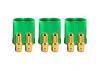Castle Creations Polarized Bullet Connectors - 6 Males, 3 Housings - 6.5mm