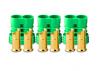 Castle Creations Polarized Bullet Connectors - 6 Females, 3 Housings - 6.5mm