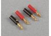 Banana Plugs (4mm Gold) 2prs