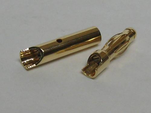 4.0mm Gold Connector Set 2prs — image 3 of 4