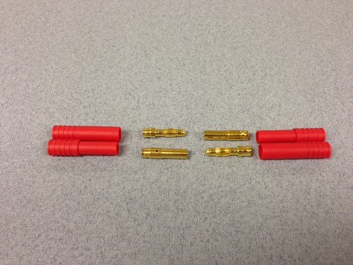 4.0mm Gold 10prs w/polarity housing