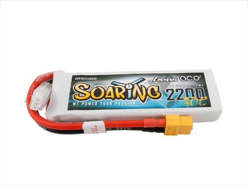 Li-Po 2S 7.4V 2200mAh 30C Soaring with XT60