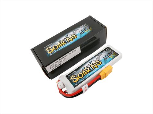 Gens Ace Soaring Series LiPo - 2S 7.4V 4000mAh 30C - XT90