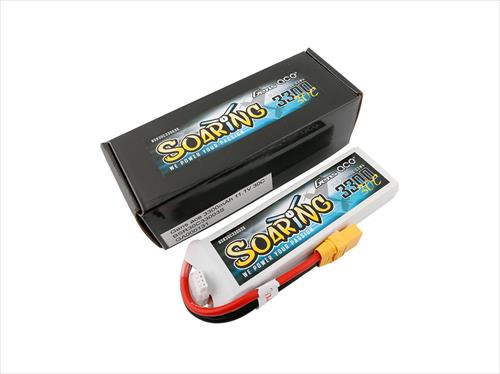 Gens Ace Soaring Series LiPo - 3S 11.1V 3300mAh 30C - XT90 ** CLEARANCE **