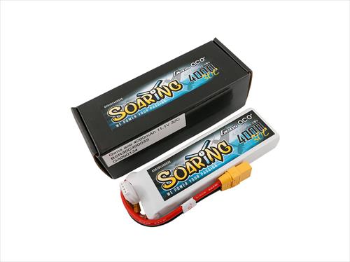 Gens Ace Soaring Series LiPo - 3S 11.1V 4000mAh 30C - XT90
