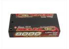 Gens Ace HV LiPo Shorty Hard Case - 1S 3.8v 8000mAh 130C - 4mm Tubes