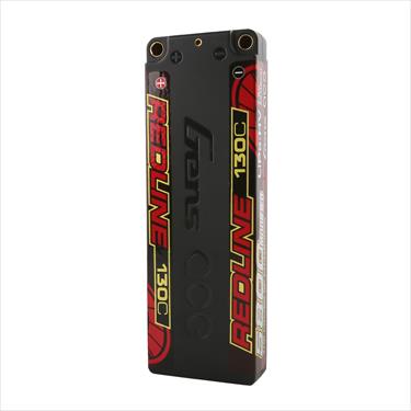 Gens Ace HV LiPo Hard Case - 2S 7.6V 5800mAh 130C - 5mm Tubes