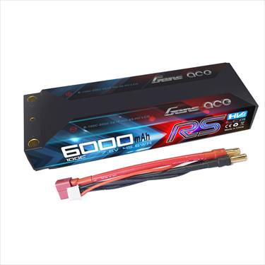 Gens Ace Hard Case 7.6v HV LiPo 6000mAh 100C - 5mm Tubes	