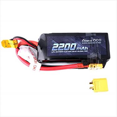 Gens Ace 7.4v 2S LiPo 2200mAh 50C - XT60