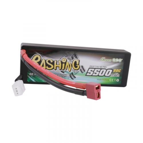 Gens Ace Hard Case 2S LiPo 5500mAh 50C - Deans