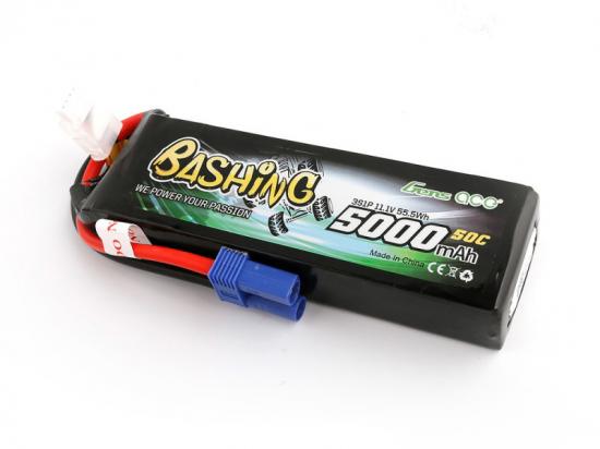Li-Po Car 3S 11.1V 5000mAh 50C Bashing with EC5