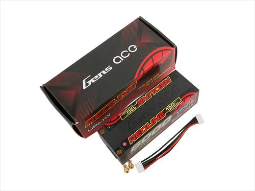 Gens Ace HV LiPo Hard Case - 4S 15.2V 6000mAh 130C - 5mm Tubes