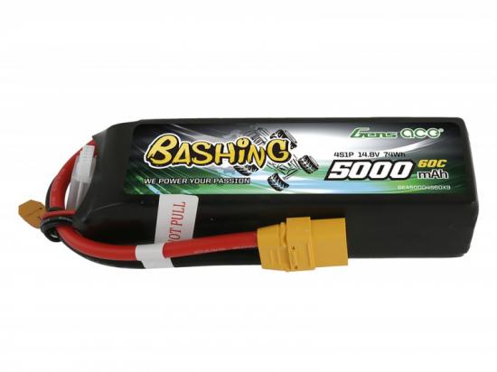 Gens Ace Bashing Series LiPo - 4S 14.8V 5000mAh 60C - XT90