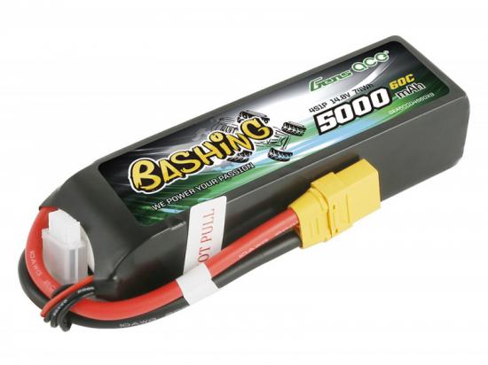 Gens Ace Bashing Series LiPo - 4S 14.8V 5000mAh 60C - XT90