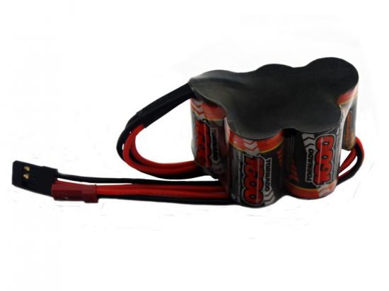 Overlander Super Duty 1600mAh 6v Receiver Hump Pack - Dual Lead