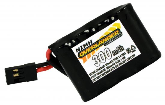 Overlander Premium Sport 300 mAh Nimh 2/3 AAA 4.8v RX Flat