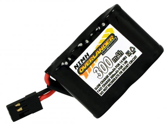 Overlander Premium Sport 300 mAh Nimh 2/3 AAA 4.8v RX Flat